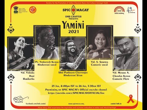 Vishakha Hari l SPIC MACAY - IIMB Chapter presents YAMINI 2021