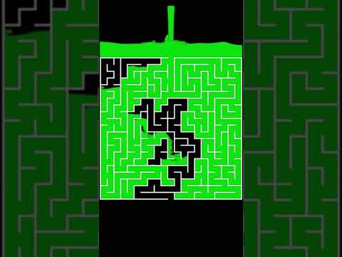 Fill maze with liquid