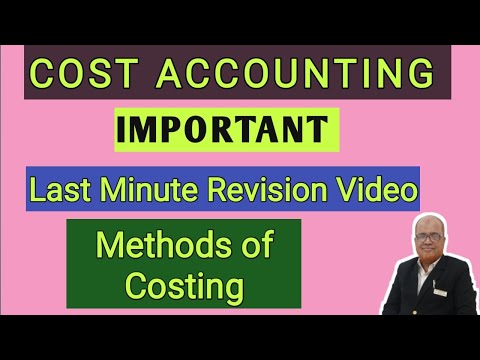 Cost Accounting I Unit and Output Costing I Introduction Theory I Khans Commerce Tutorial I