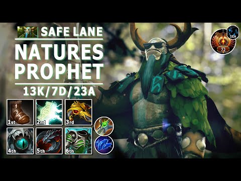 Nature's Prophet Safe Lane Carry | Pos 1 NP Play | Dota 2 Immortal Gameplay