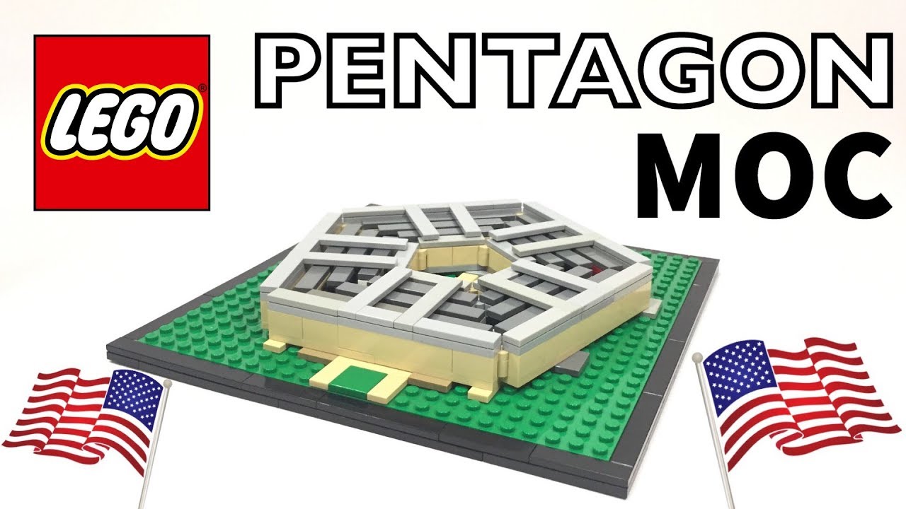 I made the Pentagon out of LEGO Bricks! - LEGO Architecture MOC
