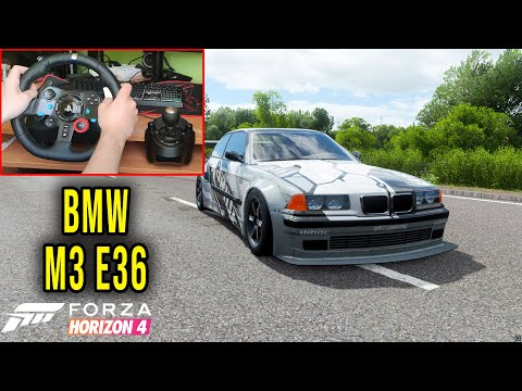 BMW M3 E36 (Steering Wheel + Shifter) - Forza Horizon 4 #32 | Radex