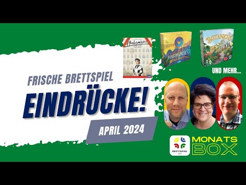 Brettspiel Monatsbox der Brettspielbox April 2024