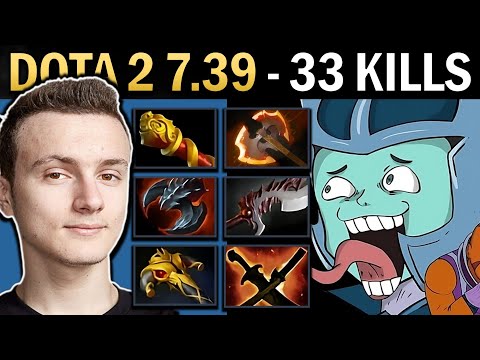 Phantom Assassin Gameplay Miracle with 33 Kills and SNY - Dota 7.39