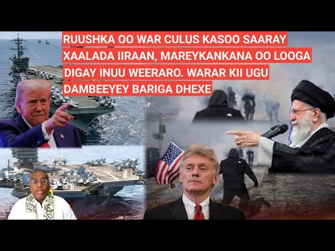 BARN. 1AAD: RUUSHKA OO WAR CULUS KASOOSAARAY XAALADA IIRAAN, MAREYKANKANA OO LOOGA DIGAY INUU WEERAR