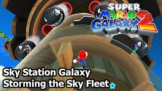 Sky Station Galaxy - Storming the Sky Fleet - Super Mario Galaxy 2 Guide