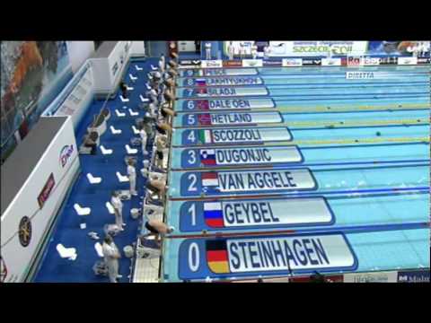 Stettino 2011 - Fabio Scozzoli Oro Europei 50 metri Rana vasca corta