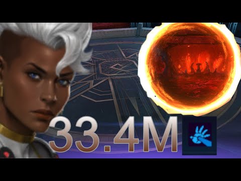 Storm Infinite Challenge AB 33.4M | blast day | mini tutorial - Marvel Future Fight 