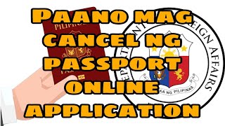 Paano mag Cancel ng Passport Online Appointment 2022