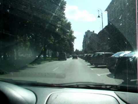 Driving in Arad,Romania