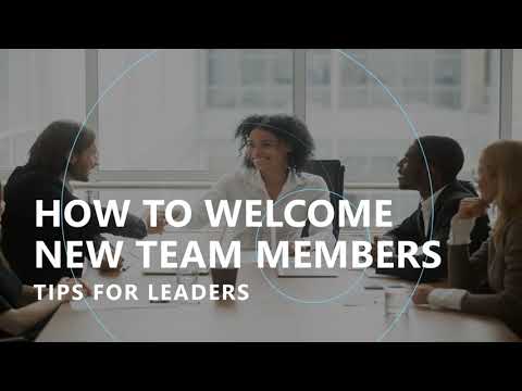 How to Welcome New Team Members   Tips for Leaders