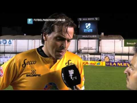 Cambiasso: "Un triunfo muy importante". All Boys 1 - Atl. Tucumán 0. Fecha 14. B Nacional. FPT