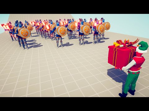 GOD PRESENT ELF vs ARMY UNITS 🔥 TABS - Totally Accurate Battle Simulator