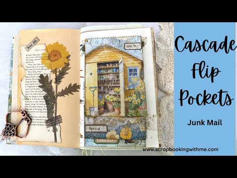 JUNK MAIL CASCADING FLIP POCKETS | #makeitmonday | Craft With ME
