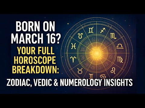 Born on March 16? Your Full Horoscope Breakdown: Zodiac, Druids, Vedic, Numerology & More!