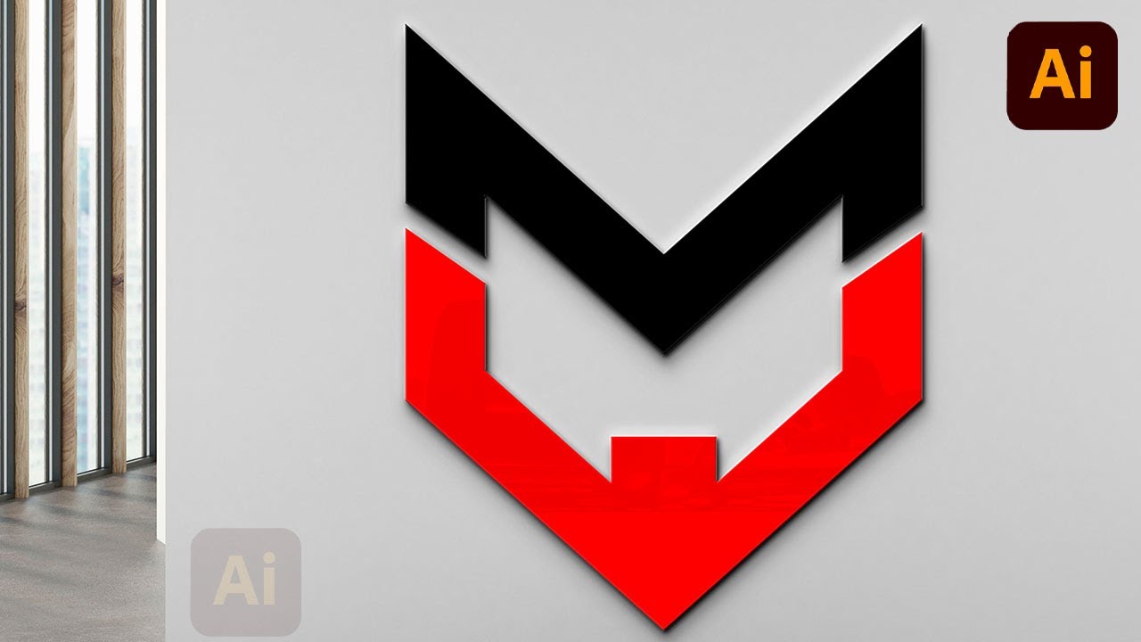 Modern M letter logo design - Create any letter logo design - Adobe illustrator
