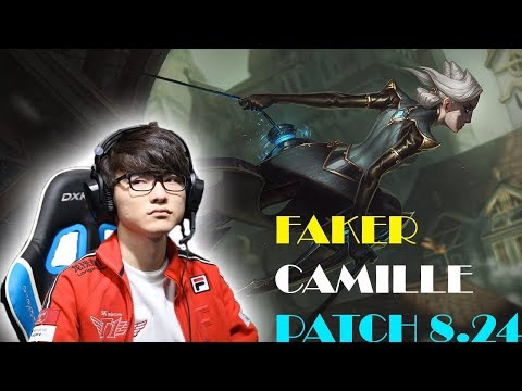 SKT T1 Faker | Camille Jungle Patch 8.24 | 12.13.18