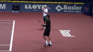 Roger Federer Practice Basel 2008