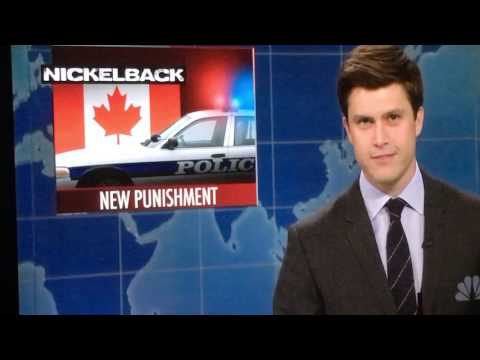 SNL Weekend Update Hilarious Niceklback Joke
