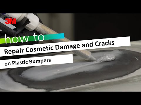 HOW TO: Repair Cosmetic Damage and Cracks on Plastic Bumpers