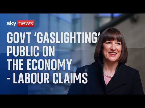 Watch live: Labour's Rachel Reeves MP to accuse government of 'gaslighting' public on the economy