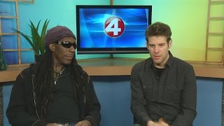 DMB violinist Boyd Tinsley and singer/guitarist Mycle Wastman of Crystal Garden stopped by News 4 Wa