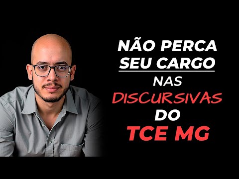 TCE MG 2025 DISCURSIVES (EXTERNAL CONTROL ANALYST): SCORE HIGHLY ON THE CEBRASPE EXAM QUESTIONS