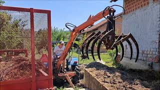 Utovar gnoja sa Gramip HU-4 i UTB 340