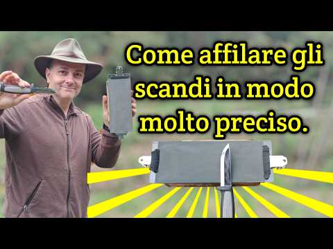Vi svelo il mio segreto: Ecco come affilo i coltelli scandi in modo molto preciso e semplice!