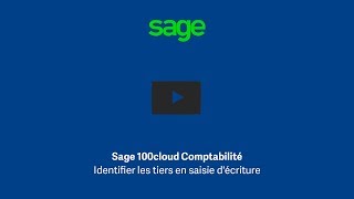 Identifier les tiers en saisie d'écriture