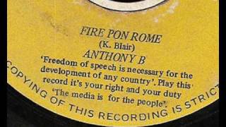 anthony b  - fire pon rome  extended- star trail records 1996 reggae roots