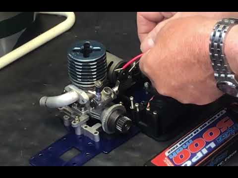 Traxxas Nitro Sport TRX15 EZ Start Motor & Gearbox Bench Test During Rebuild