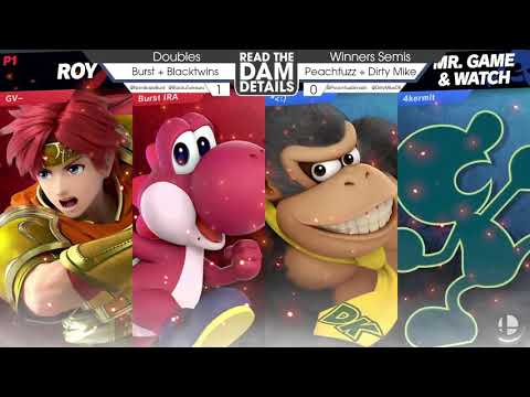 RtDD6 -  Doubles WSF - Blacktwins + Burst vs Dirty Mike + Peachfuzz