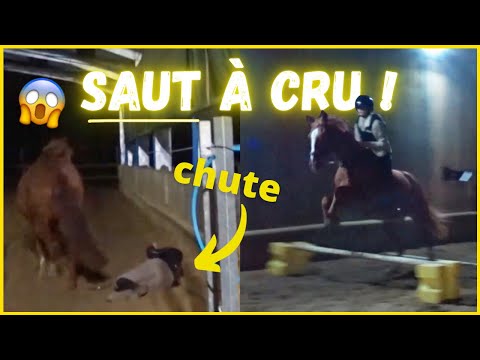 [COURS GOPRO] Saut d'obstacles à cru et CHUTE ! 😱 04/02/22 - CS'o Landreau