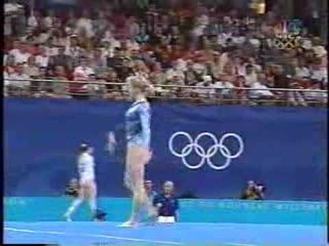 Viktoria Karpenko - 2000 Olympics Team Finals - Floor Exercise