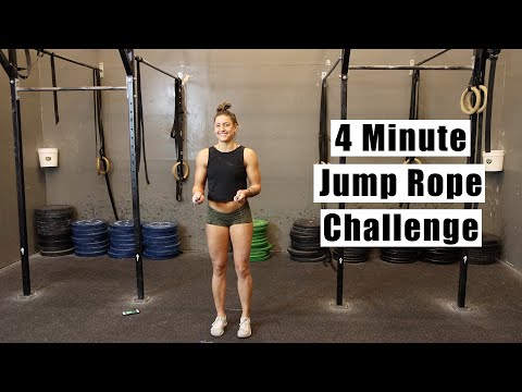 Day 24 | Home Tabata Workout - 4 MINUTE JUMP ROPE CHALLENGE