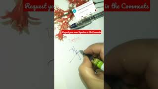 Najwa name signature 🖊️💯💜#youtubeshorts #ytshorts #youtube