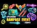 Rampage New Dawn Free Fire New Rampage Event Rampage Event All Items Review Free Bundle Item