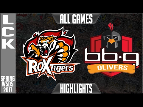 ROX Tigers vs MVP Highlights All Games - LCK Week 5 Day 3 Spring 2017 - ROX vs MVP All Games