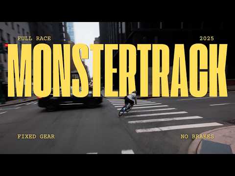 Monster Track 2025: Epic FixedGear Race Through NYC Streets 🥇 Full Race