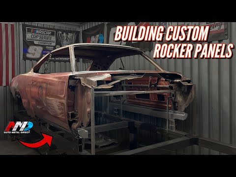 1970 Dodge Charger Rocker Panel Replacement + Mounting the Charger to the Chassis Table
