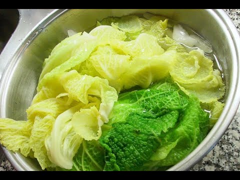 Wirsinggemüse zubereiten Rezept Video - How to prepare Savoy Cabbage