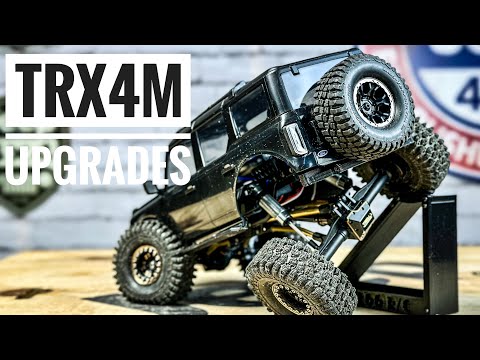 Traxxas TRX4M BUILD - BIG PERFORMANCE GAINS! NEW Long Travel Shocks, Brass Upgrades & More!!