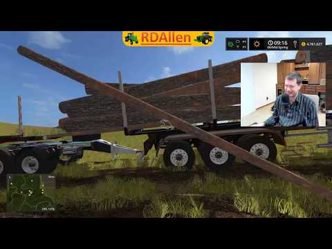 Are There Any Trees Left? Multiplayer FS17 RDAllen Live 02 15 2018