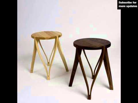 Modern wooden bar stools design ideas