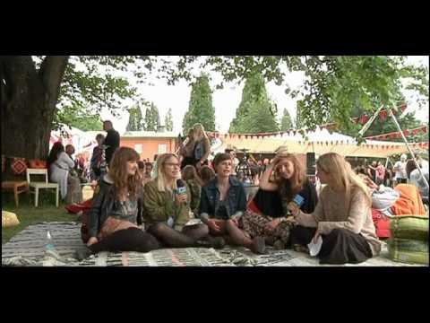 Those Dancing Days, Interview - Peace & Love Festival 2011, Sweden