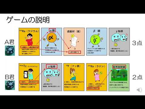 兵庫医科大学薬学部 オープン教育リソース動画「カードゲームで学ぼう放射線・放射能」