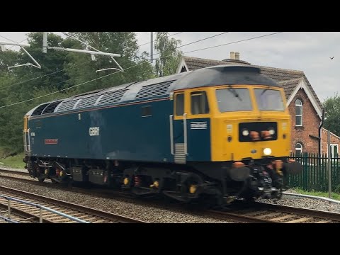 Harborough station class 47 47749 GBRF City of Truro light ￼ engine ￼￼￼coming through 20/7/23