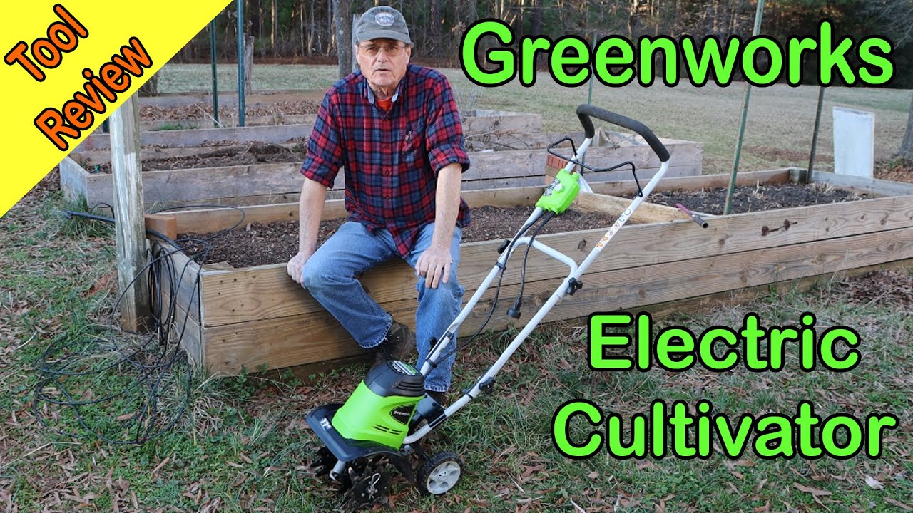 Greenworks Forward-rotating Corded Electric Cultivator