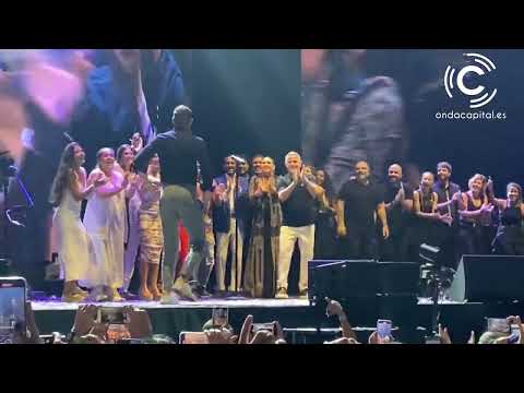 Joaquín Sánchez sube a bailar en el concierto de Alejandro Sanz | Vídeo completo